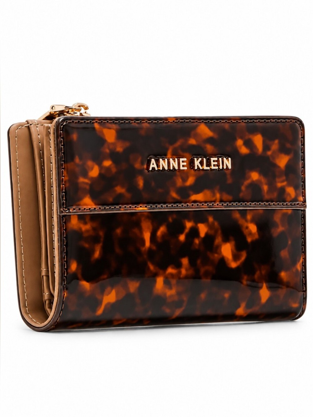 Anne Klein Medium Bifold Tortoiseshell Wallet